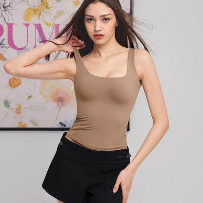 ✨Women's Square Neck Tank Top,Comfortable Everyday Essential summerwins