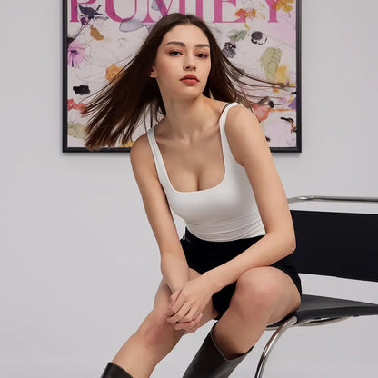 ✨Women's Square Neck Tank Top,Comfortable Everyday Essential summerwins